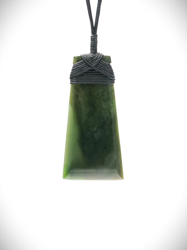 Moko Pounamu Toki NZ Genuine Hapopo Greenstone - Oruawharo Moko Pounamu Toki NZ Genuine Hapopo Greenstone - Oruawharo