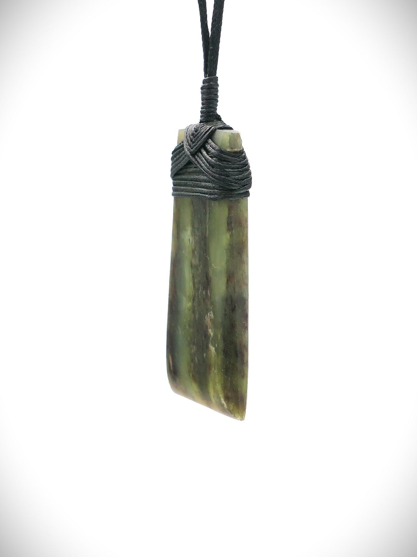 Moko Pounamu Toki NZ Genuine Hapopo Greenstone - Parakai