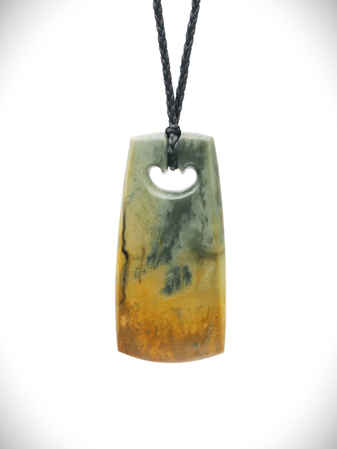 Moko Pounamu Toki Genuine NZ Inanga Flower Greenstone - Kimi Moko Pounamu Toki Genuine NZ Inanga Flower Greenstone - Kimi