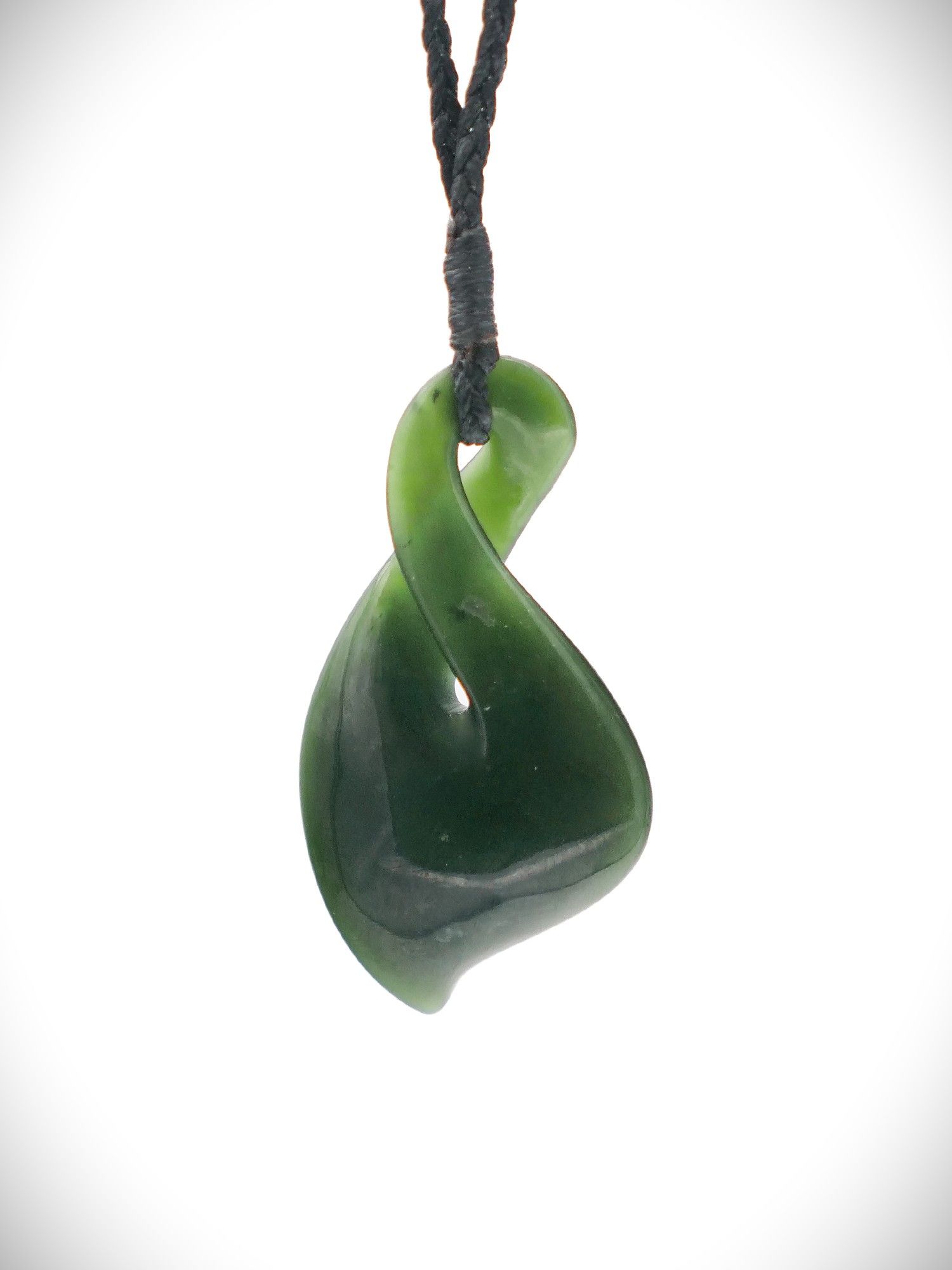 Moko Pounamu Pikorua NZ Genuine Kawakawa Greenstone - Manaaki