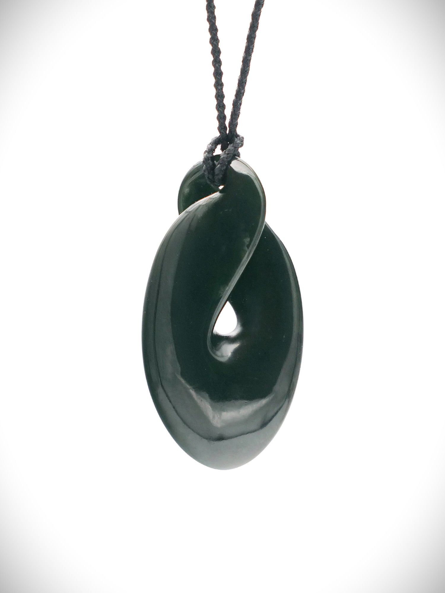 Moko Pounamu Pikorua NZ Genuine Kawakawa Greenstone -Ngatoto