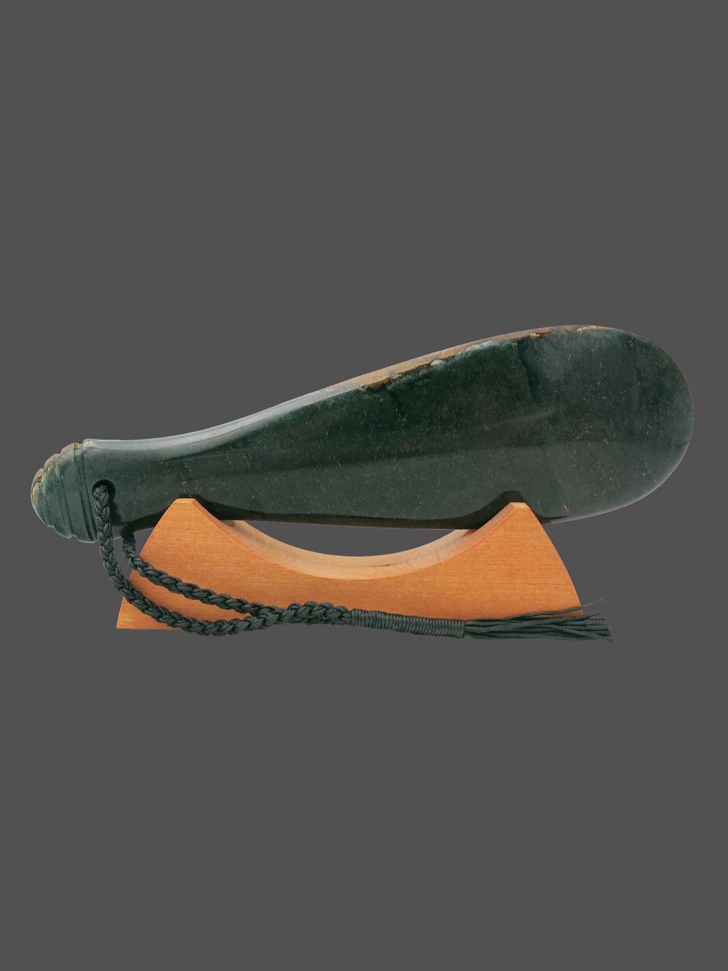 Moko Pounamu Mere NZ Genuine Serpentinite Greenstone - Tahorakuri