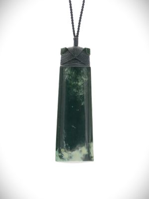 Moko Pounamu Toki NZ Genuine Kawakawa Greenstone - Kohimarama