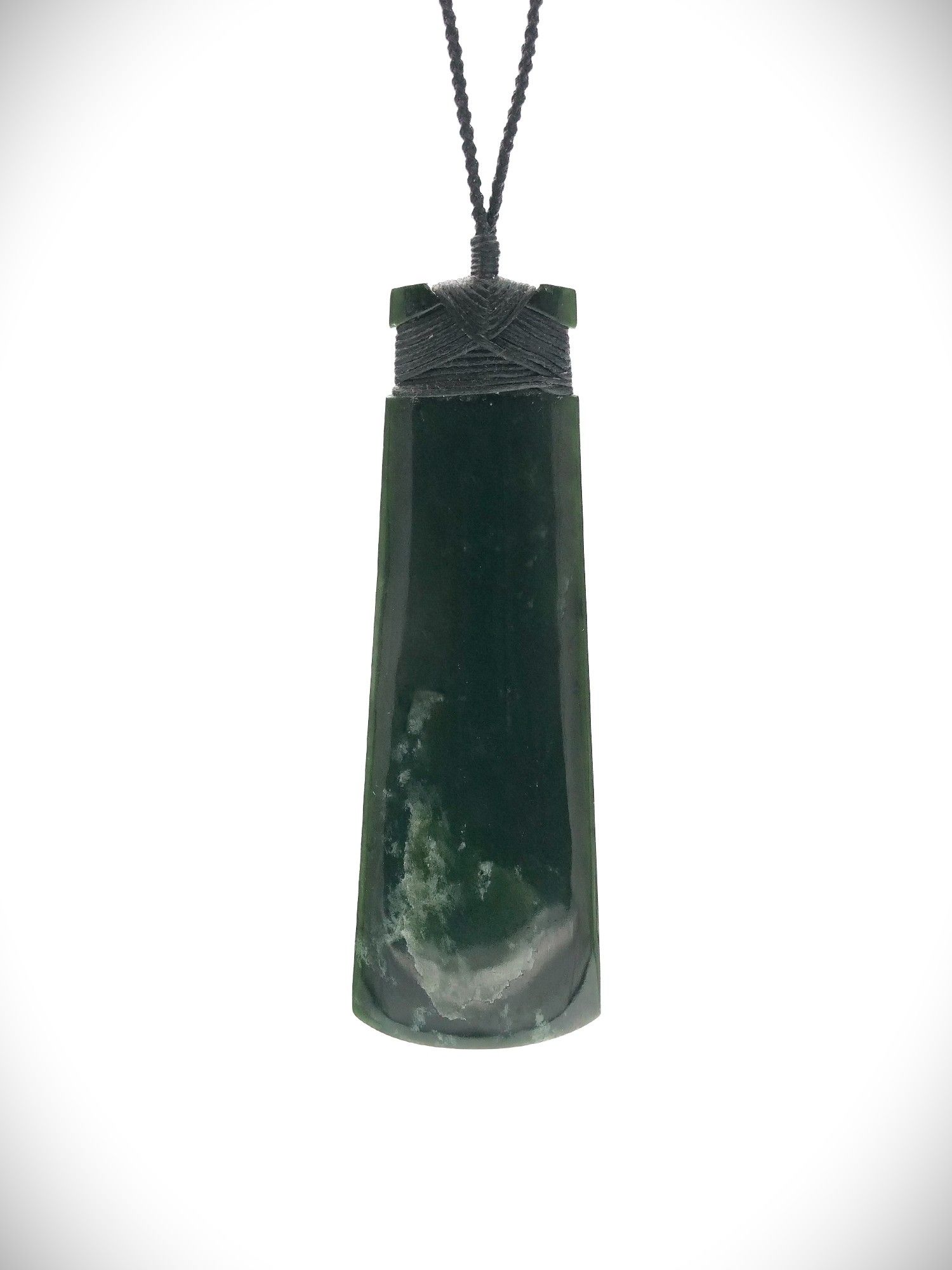 Moko Pounamu Toki NZ Genuine Kawakawa Greenstone - Arahia