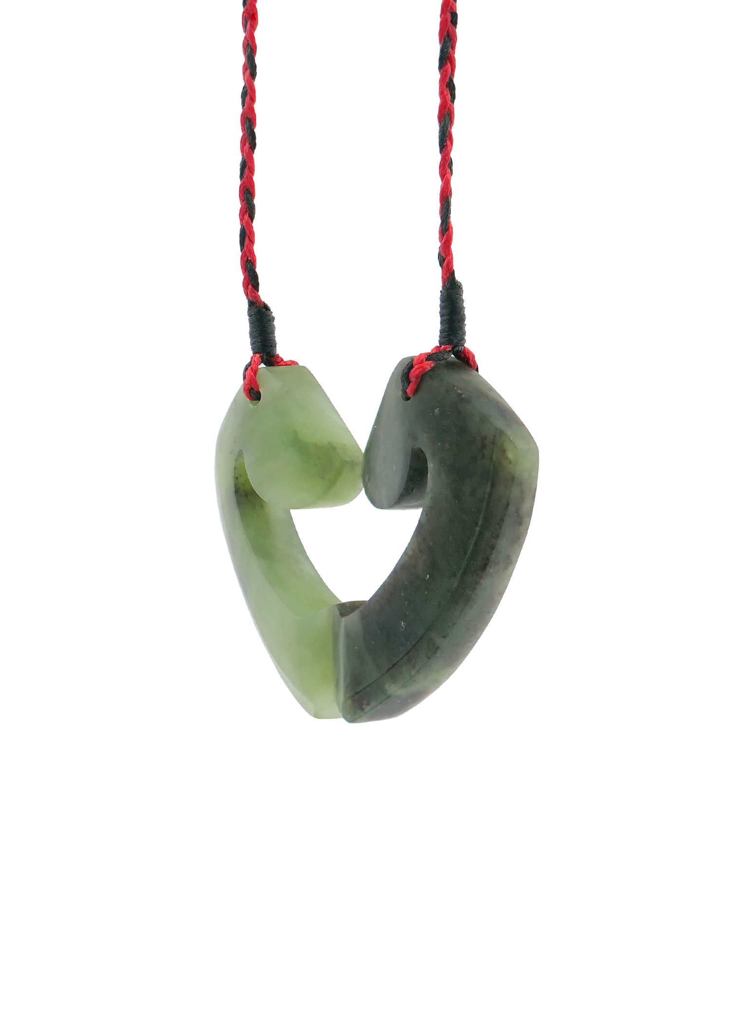 Moko Pounamu and Crusade with Heart Kouma (Breastplate) Genuine NZ Hapopo Greenstone #1