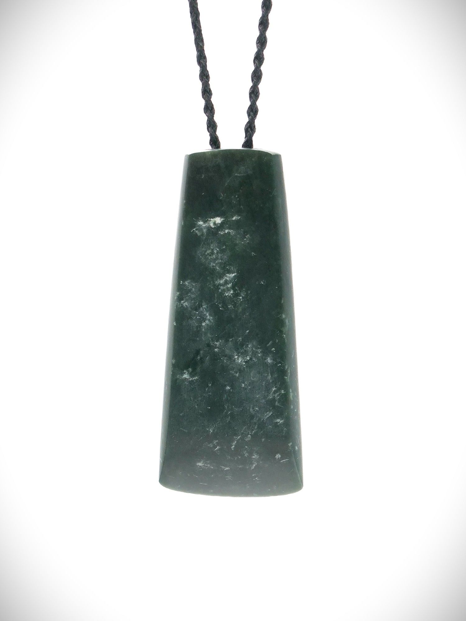 Moko Pounamu Toki NZ Genuine Kawakawa Greenstone - Raukahuri