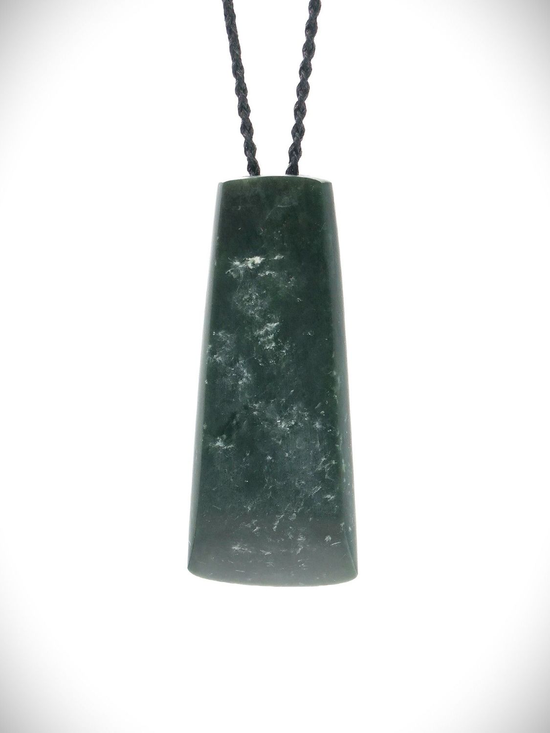 Moko Pounamu Toki NZ Genuine Kawakawa Greenstone - Raukahuri