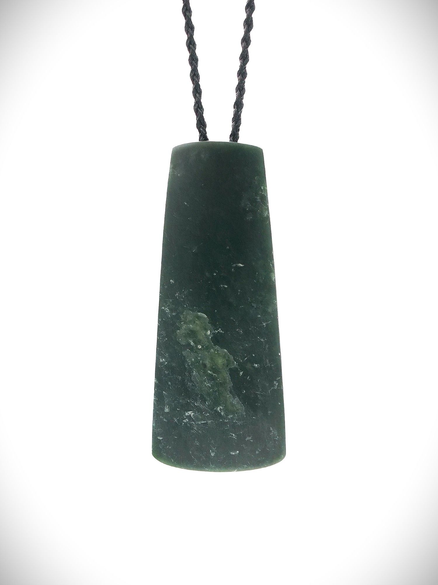 Moko Pounamu Toki NZ Genuine Kawakawa Greenstone - Raukahuri