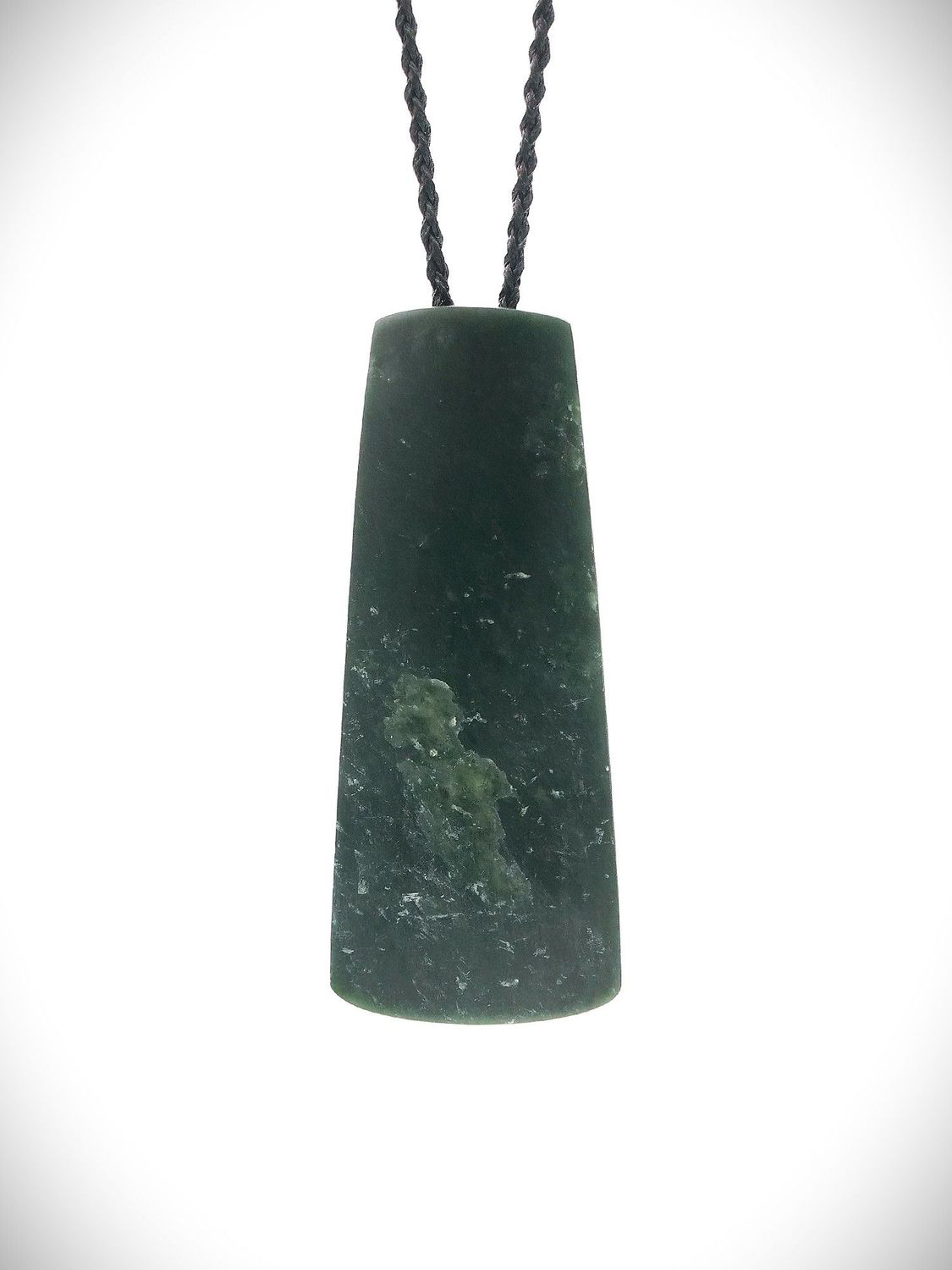 Moko Pounamu Toki NZ Genuine Kawakawa Greenstone - Raukahuri