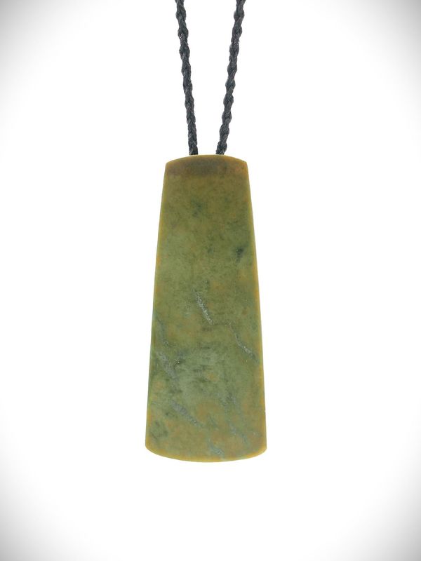 Moko Pounamu Toki  NZ Genuine Raukaraka Greenstone - Pahau