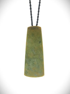 Moko Pounamu Toki  NZ Genuine Raukaraka Greenstone - Pahau