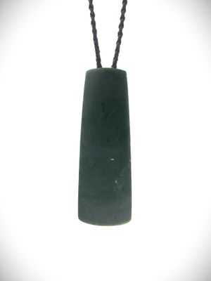 Moko Pounamu Toki NZ Genuine Kawakawa Greenstone - Whakamarama