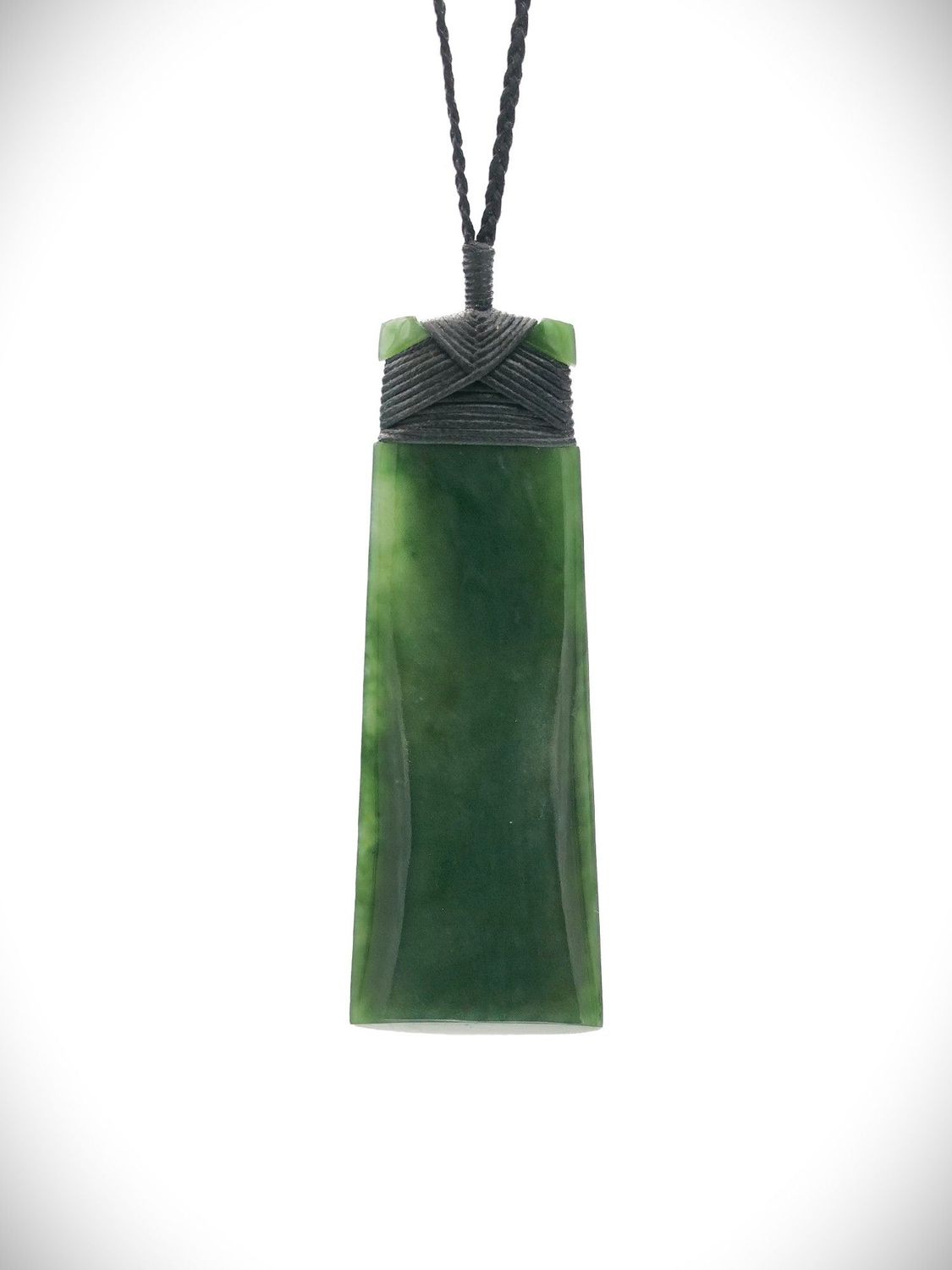 Moko Pounamu Toki NZ Genuine Kawakawa Greenstone -Whatawhata