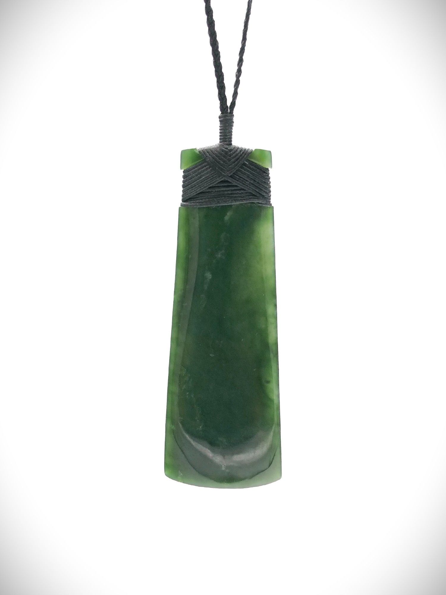 Moko Pounamu Toki NZ Genuine Kawakawa Greenstone -Whatawhata