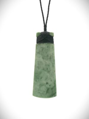 Moko Pounamu Toki NZ Genuine Auhunga Greenstone - Wainoni