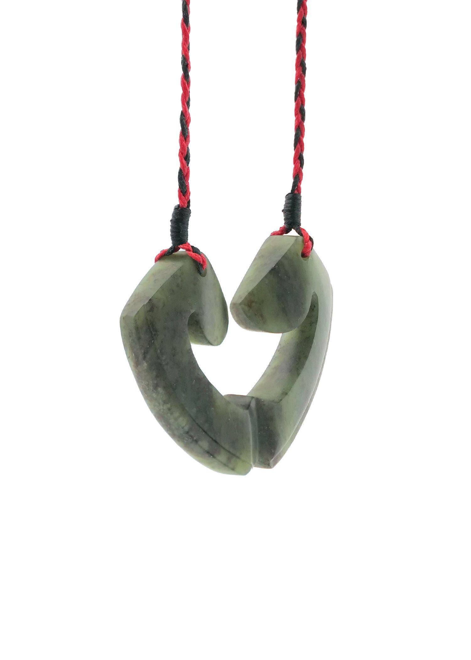 Moko Pounamu and Crusade with Heart Kouma (Breastplate) Genuine NZ Hapopo Greenstone #4