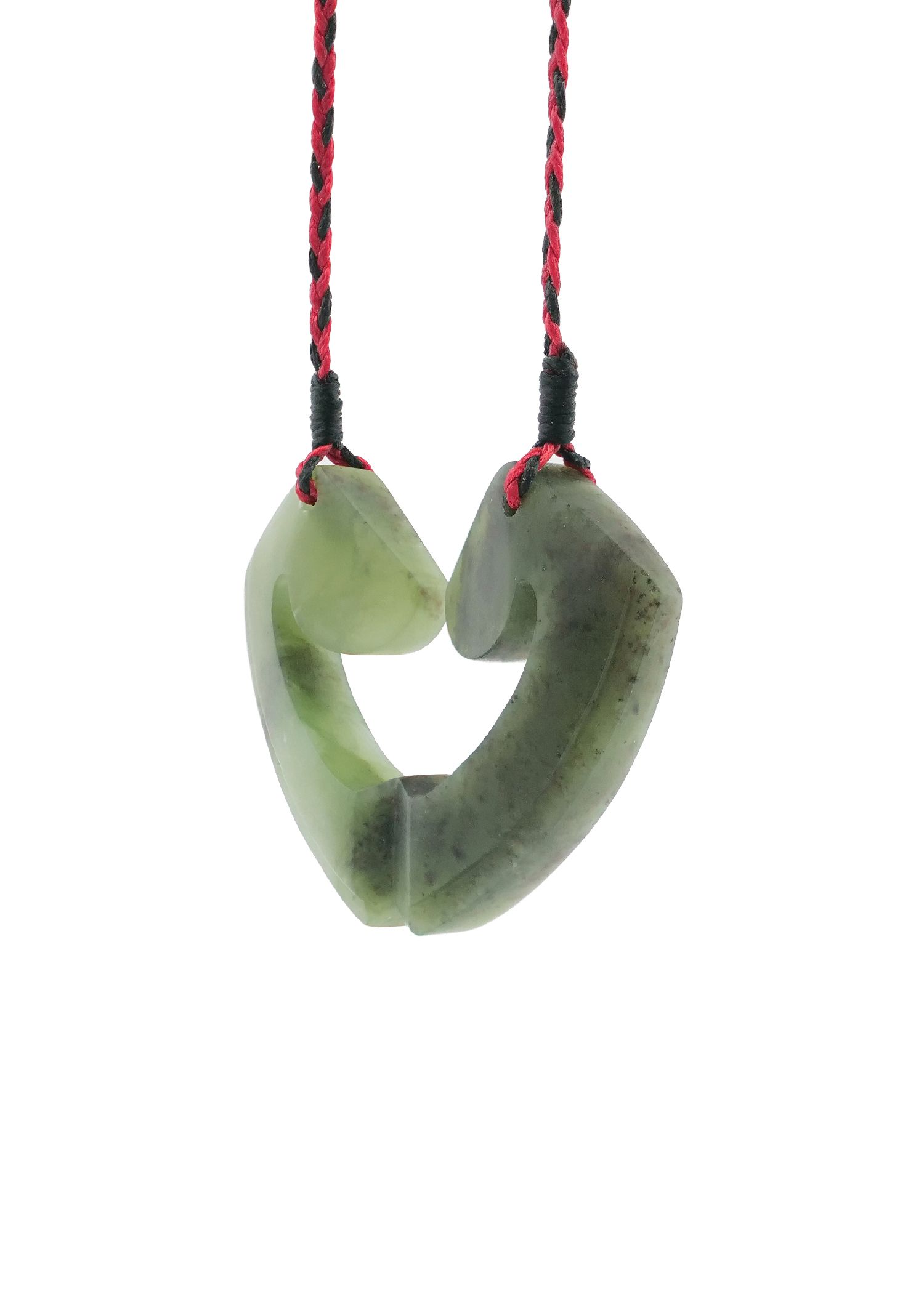 Moko Pounamu and Crusade with Heart Kouma (Breastplate) Genuine NZ Hapopo Greenstone #5