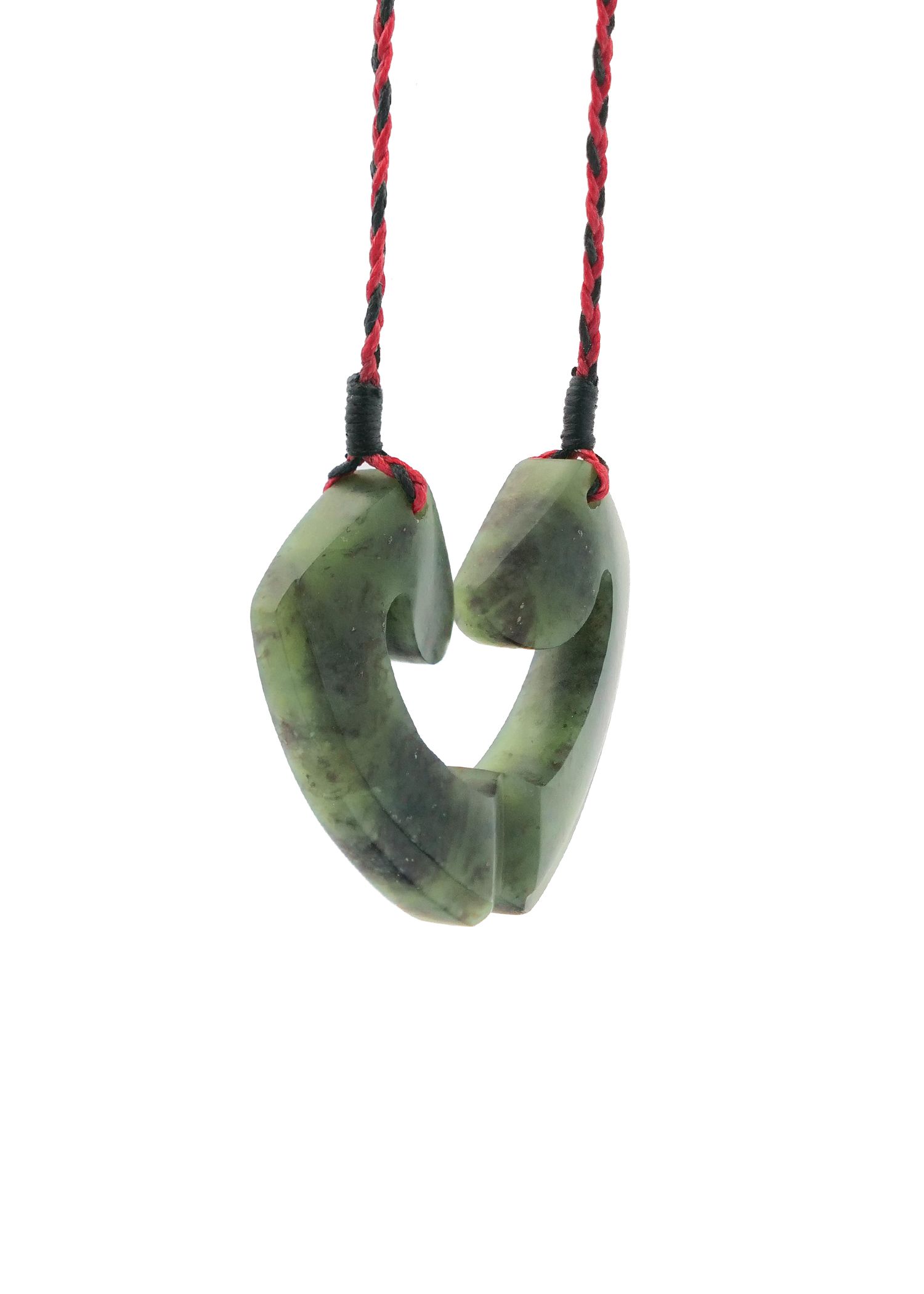 Moko Pounamu and Crusade with Heart Kouma (Breastplate) Genuine NZ Hapopo Greenstone #2