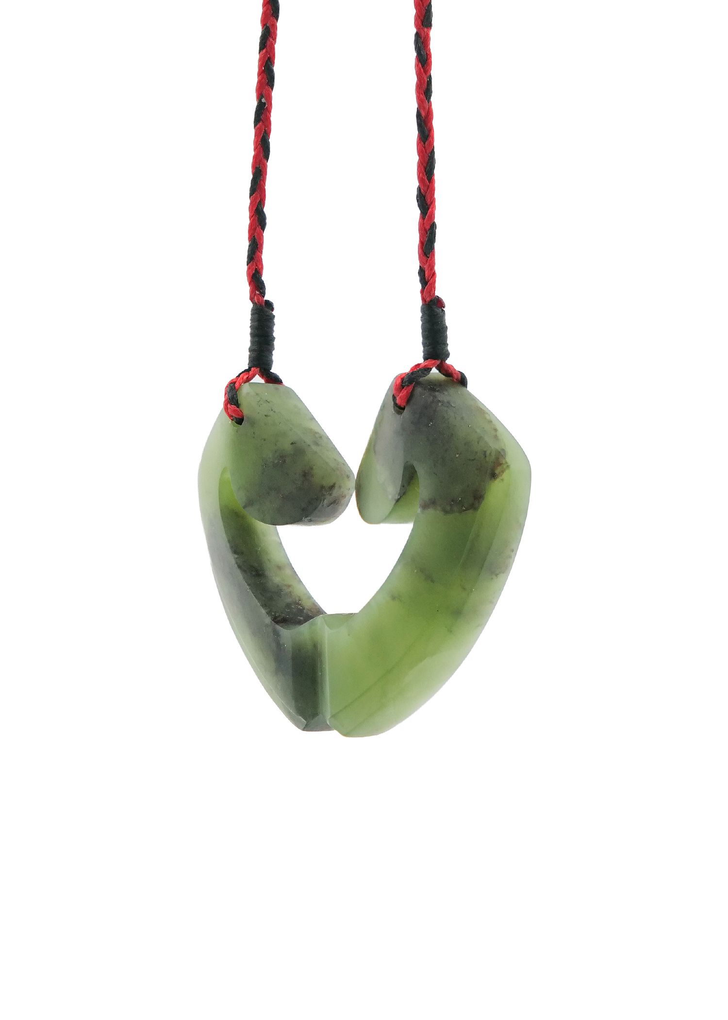 Moko Pounamu and Crusade with Heart Kouma (Breastplate) Genuine NZ Hapopo Greenstone #3