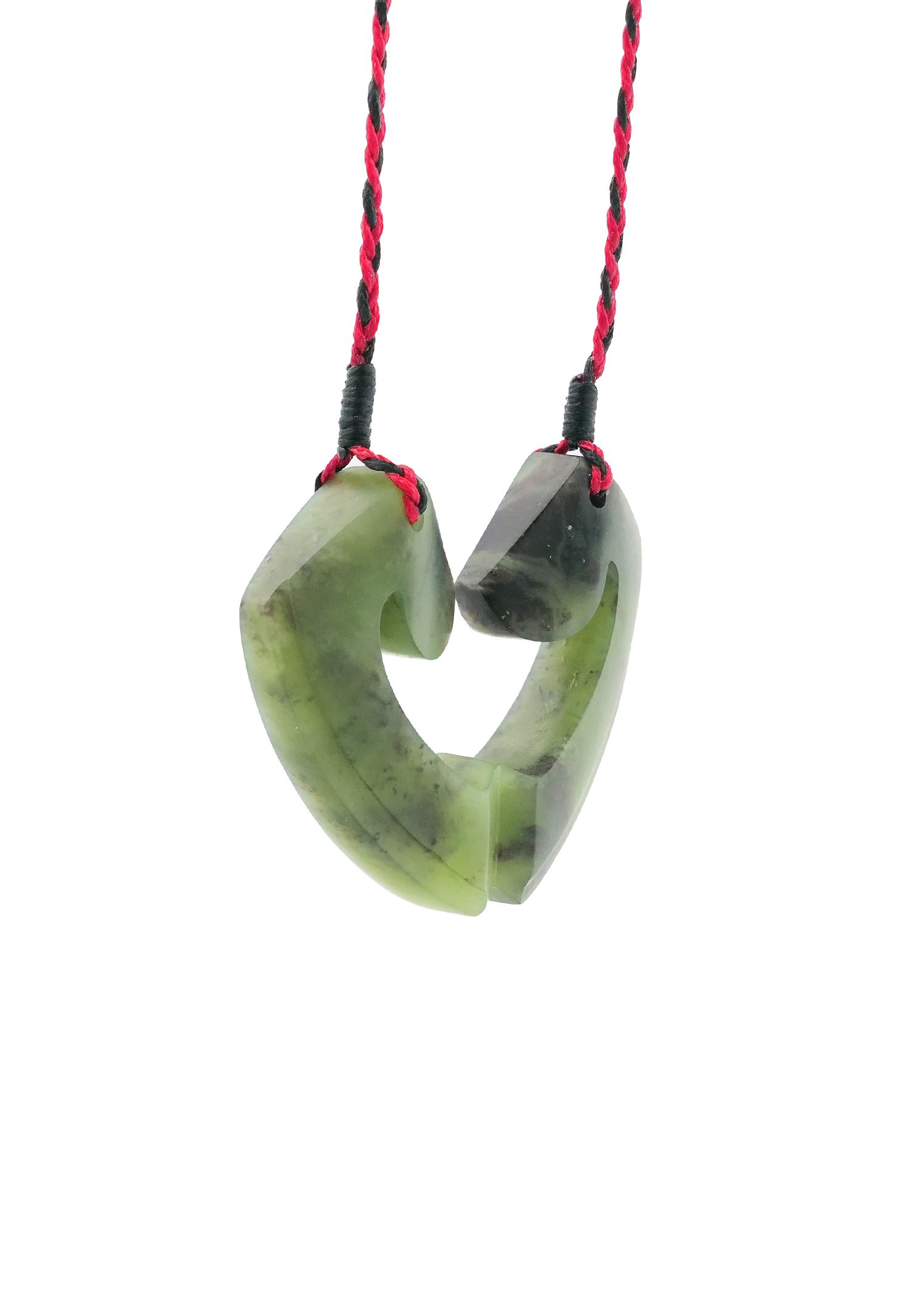 Moko Pounamu and Crusade with Heart Kouma (Breastplate) Genuine NZ Hapopo Greenstone #8