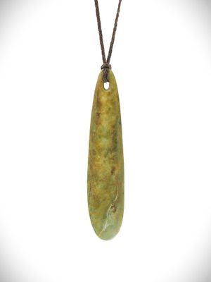 Moko Pounamu Roimata NZ Genuine Raukaraka Greenstone - Ngatoto