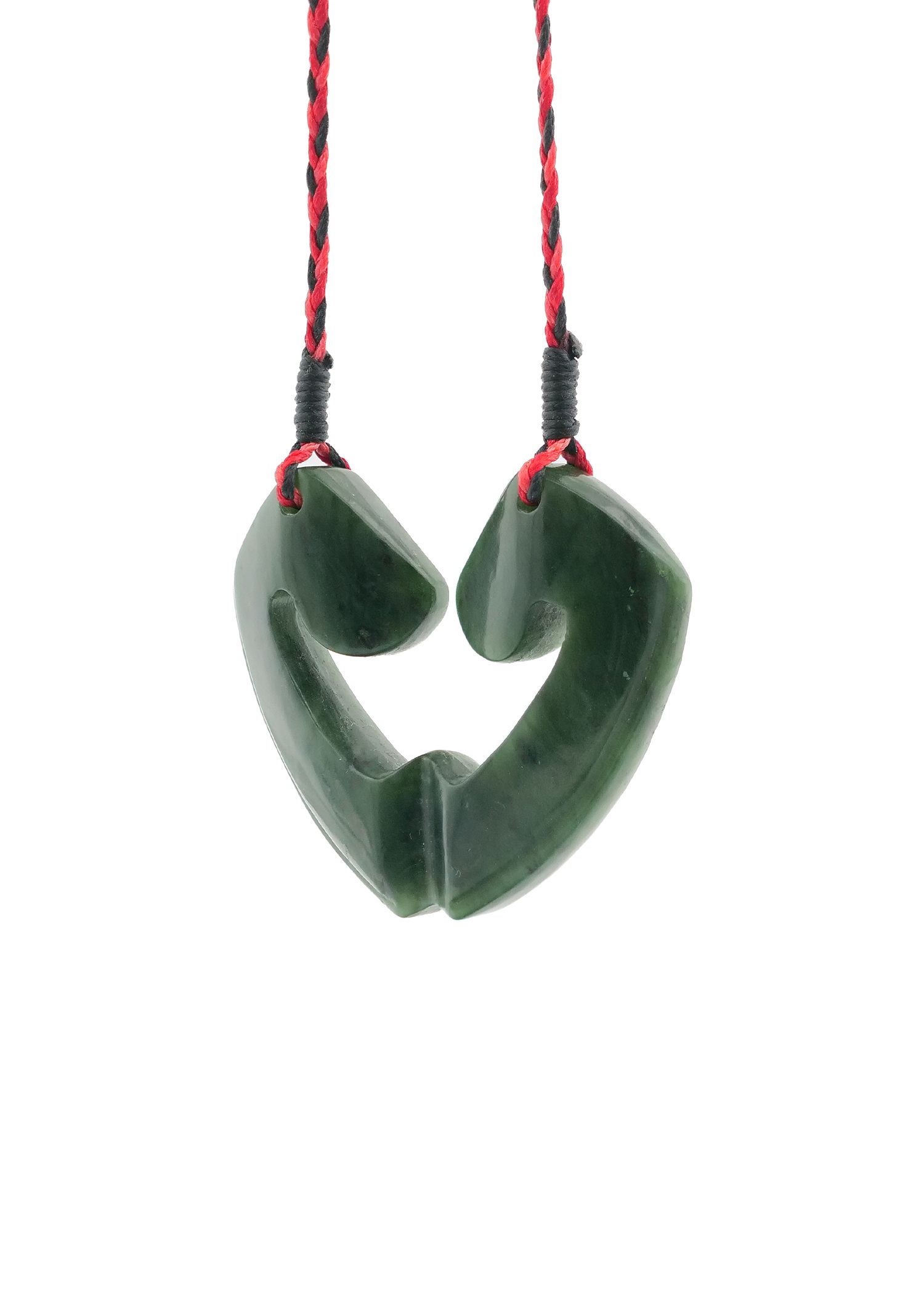Moko Pounamu and Crusade with Heart Kouma (Breastplate) Genuine NZ Hapopo Greenstone #11