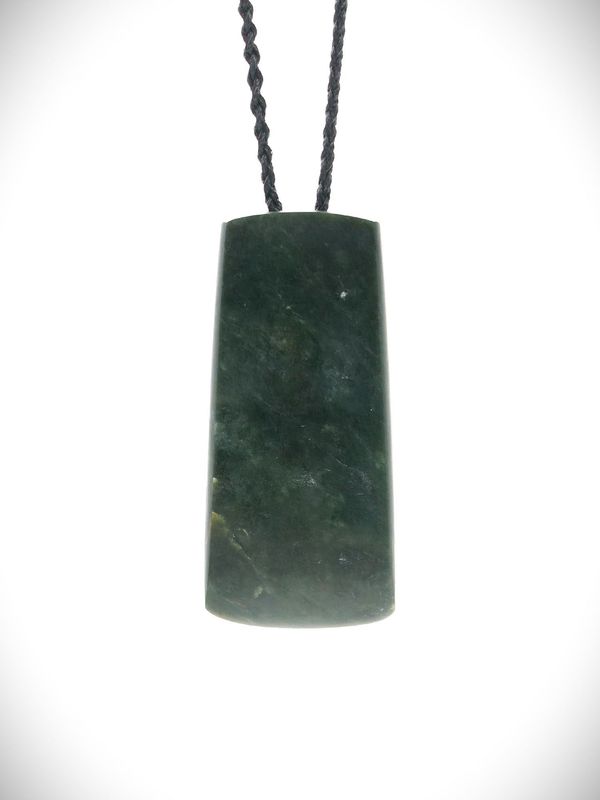 Moko Pounamu Toki NZ Genuine Kawakawa Greenstone - Maungarei