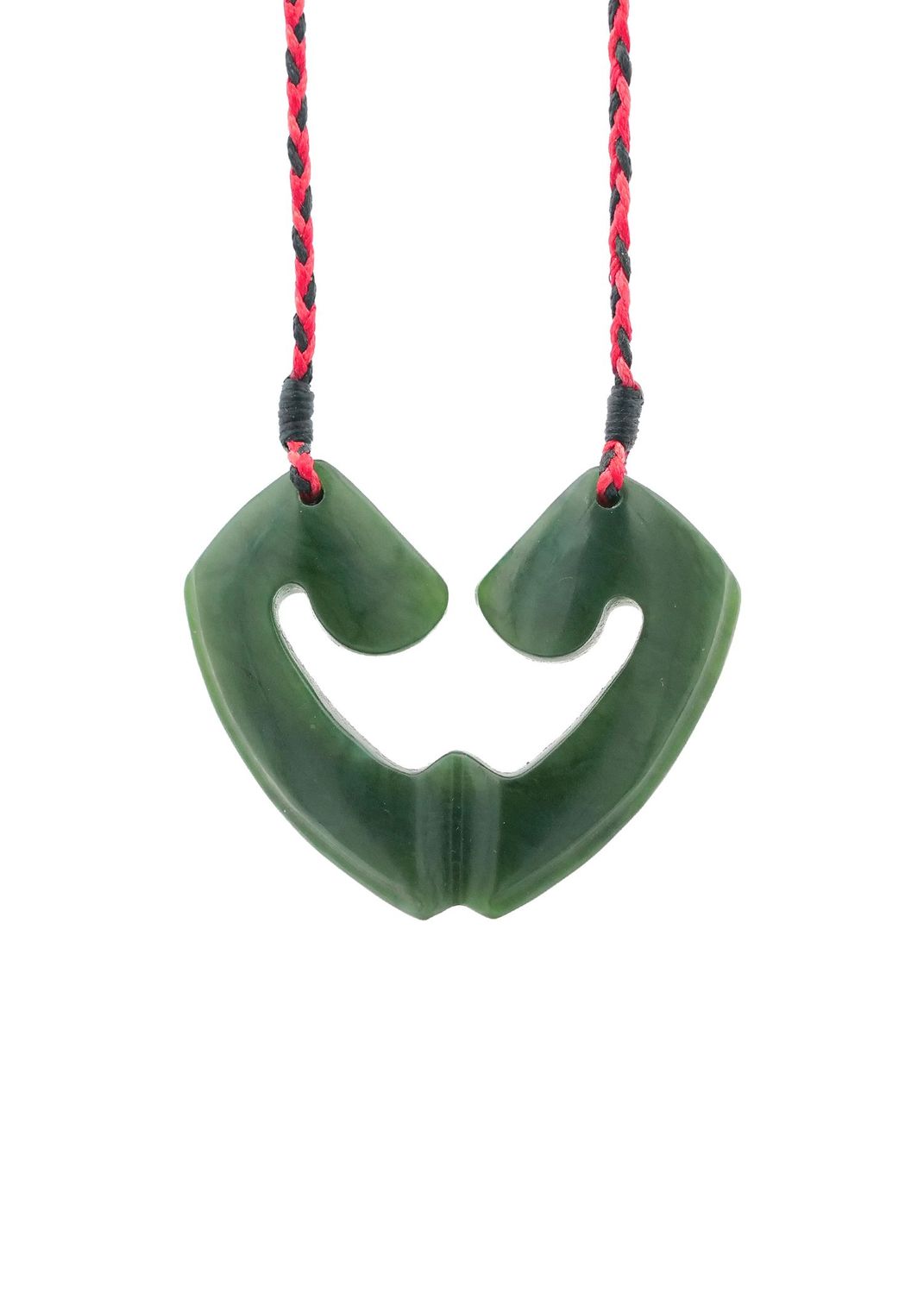 Moko Pounamu and Crusade with Heart Kouma (Breastplate) Genuine NZ Hapopo Greenstone #22