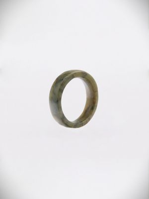 Moko Pounamu Flat Band Ring Genuine NZ Totoweka Greenstone - Kaiao Moko Pounamu Flat Band Ring Genuine NZ Totoweka Greenstone - Kaiao