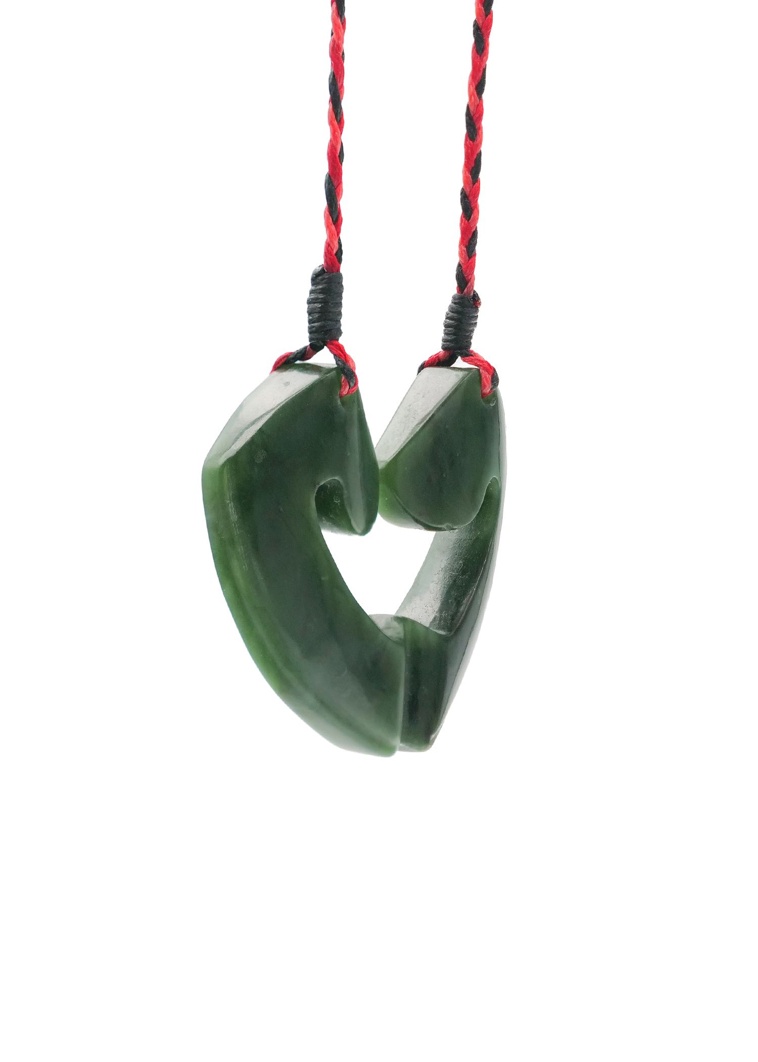 Moko Pounamu and Crusade with Heart Kouma (Breastplate) Genuine NZ Hapopo Greenstone #50