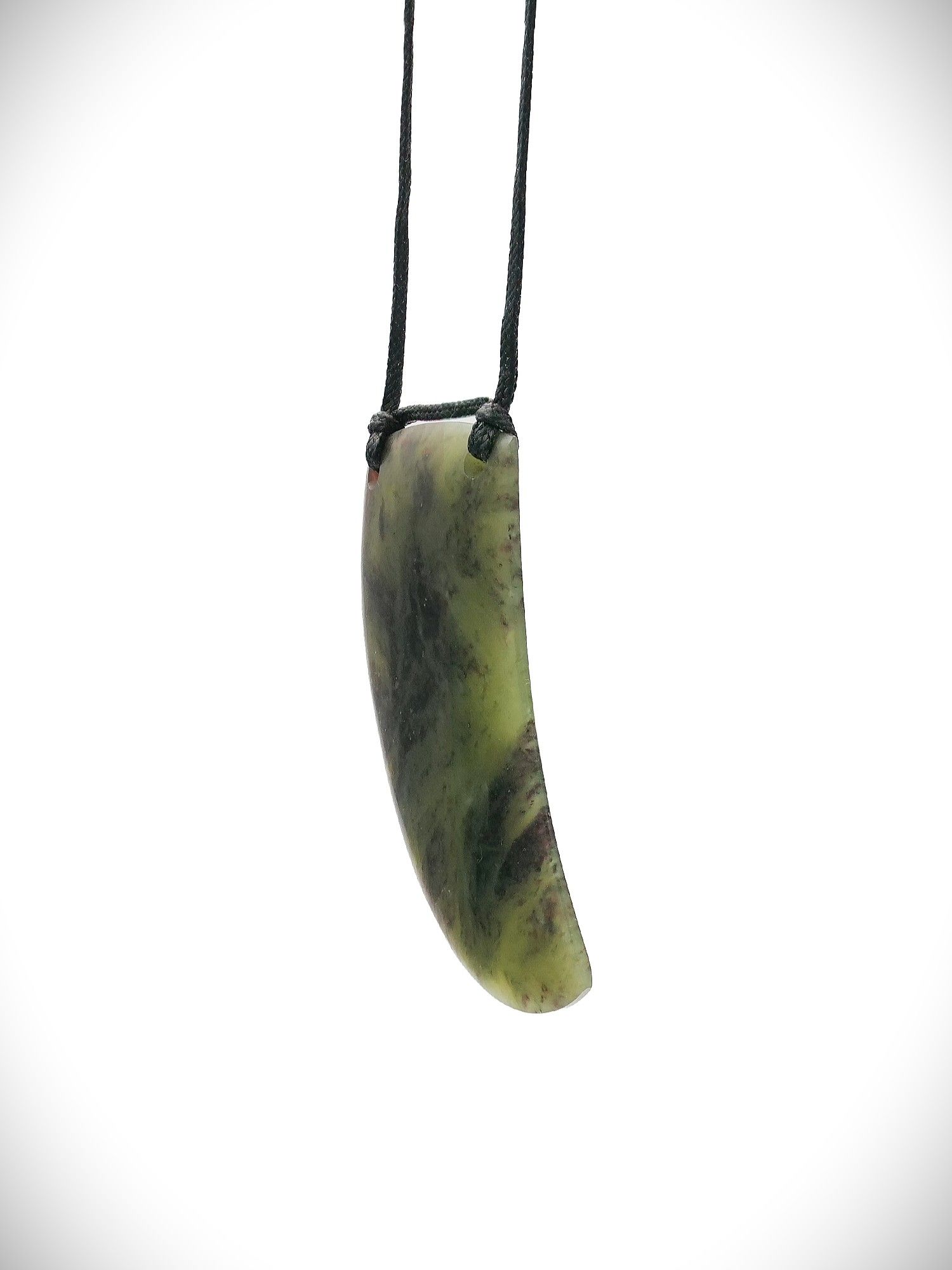 Moko Pounamu Rei Niho NZ Genuine Hapopo Greenstone - Te Rangi