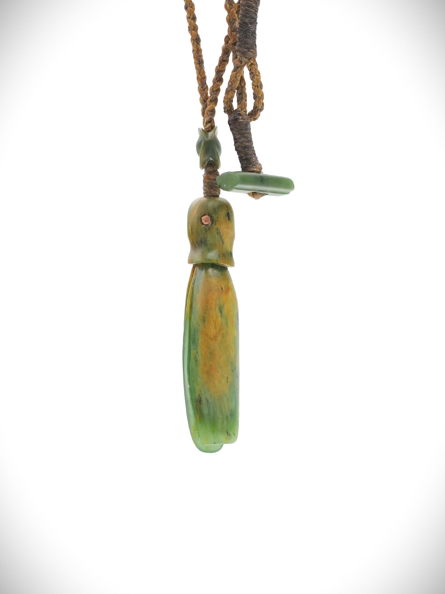 Moko Pounamu Kowhai Flower Genuine NZ Kahurangi Flower Greenstone - Mahurangi