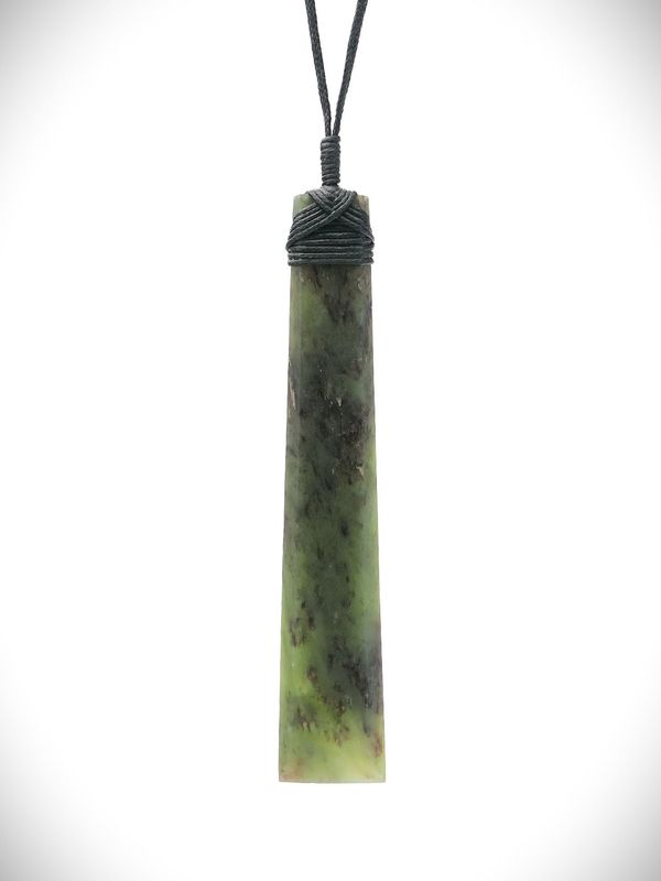 Moko Pounamu Toki NZ Genuine Hapopo Greenstone - Tinopai