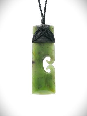 Moko Pounamu Toki NZ Genuine Hapopo Greenstone - Motiti Moko Pounamu Toki NZ Genuine Hapopo Greenstone - Motiti