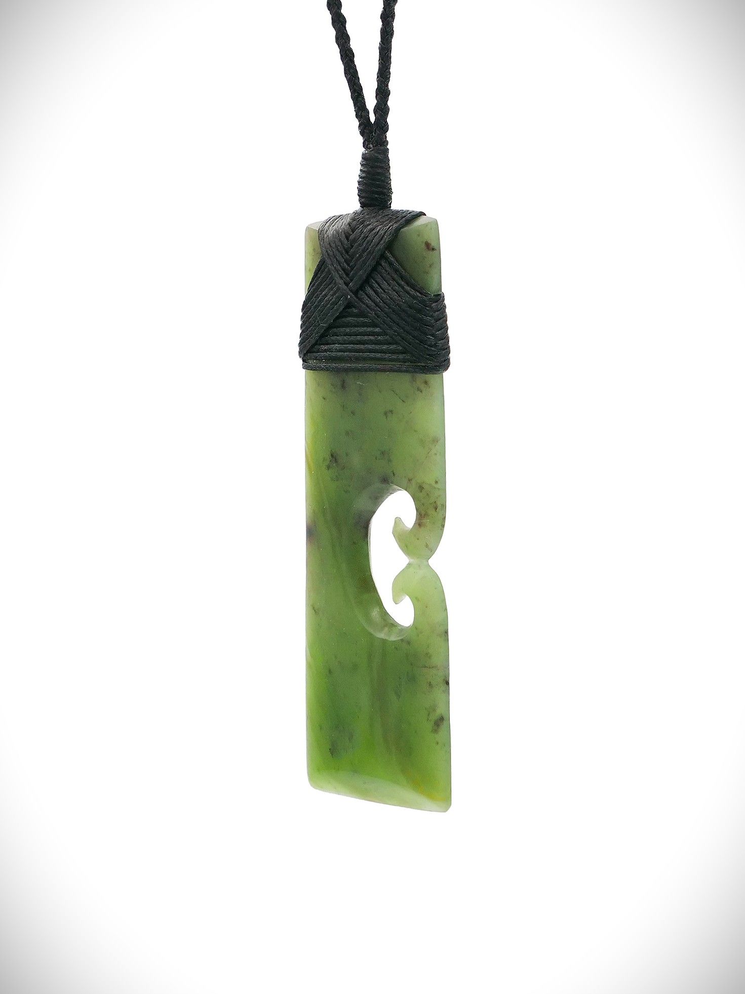Moko Pounamu Toki NZ Genuine Hapopo Greenstone - Motiti