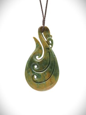 Moko Pounamu Manaia NZ Genuine Raukaraka Greenstone - Whangatoetoe Moko Pounamu Manaia NZ Genuine Raukaraka Greenstone - Whangatoetoe