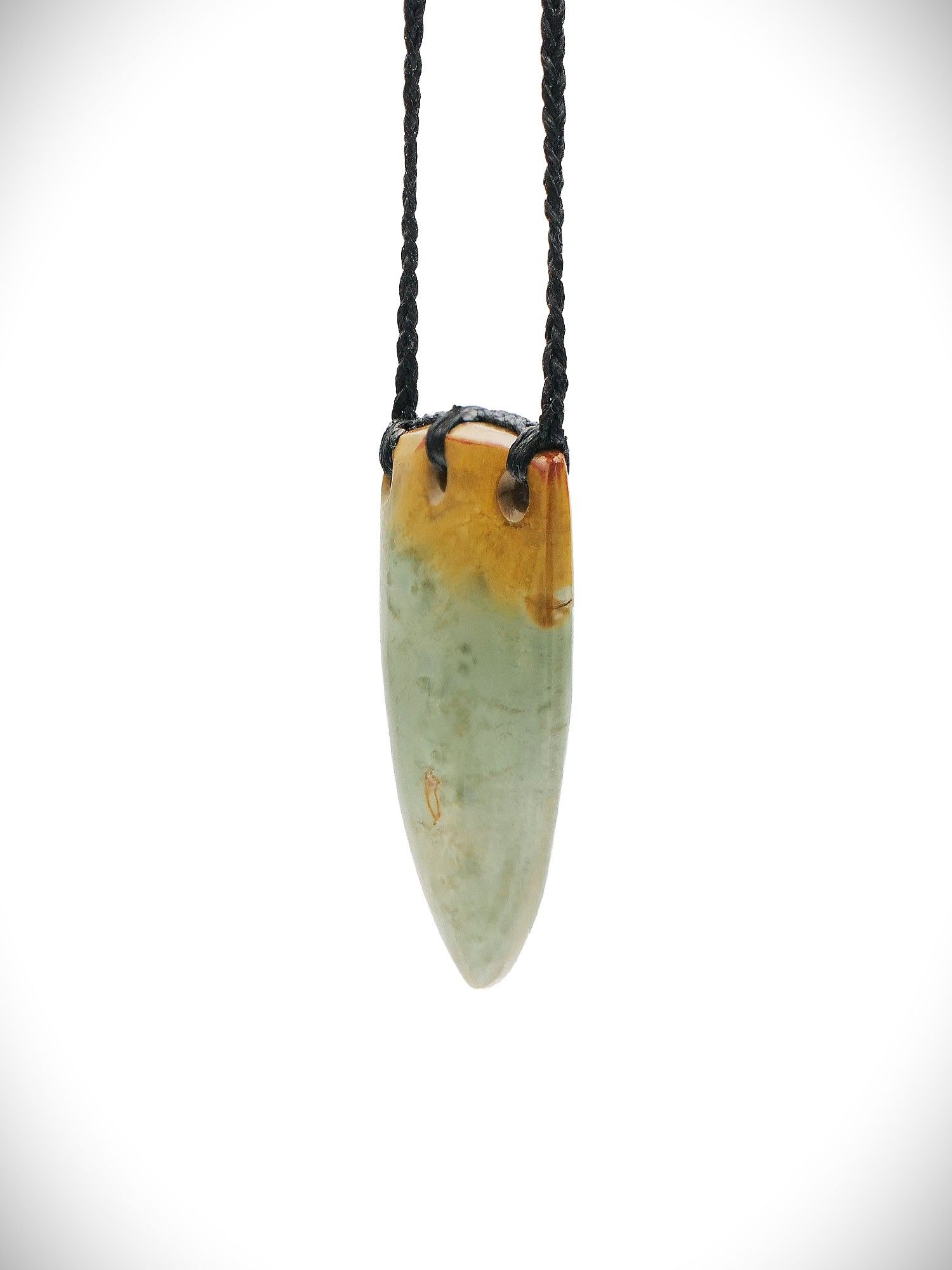 Moko Pounamu Rei Niho NZ Genuine Auhunga Flower Greenstone - Mohaka