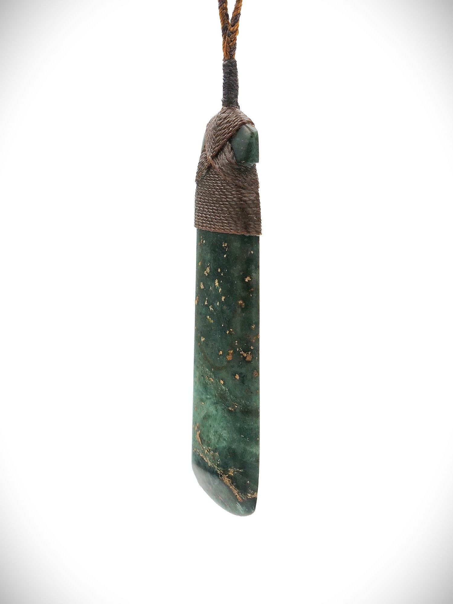 Moko Pounamu Toki NZ Genuine Serpentinite Greenstone - Te Pohue