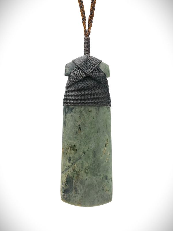 Moko Pounamu Toki NZ Genuine Serpentinite Greenstone - Rukuwai Moko Pounamu Toki NZ Genuine Serpentinite Greenstone - Rukuwai