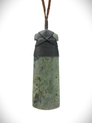 Moko Pounamu Toki NZ Genuine Serpentinite Greenstone - Rukuwai Moko Pounamu Toki NZ Genuine Serpentinite Greenstone - Rukuwai