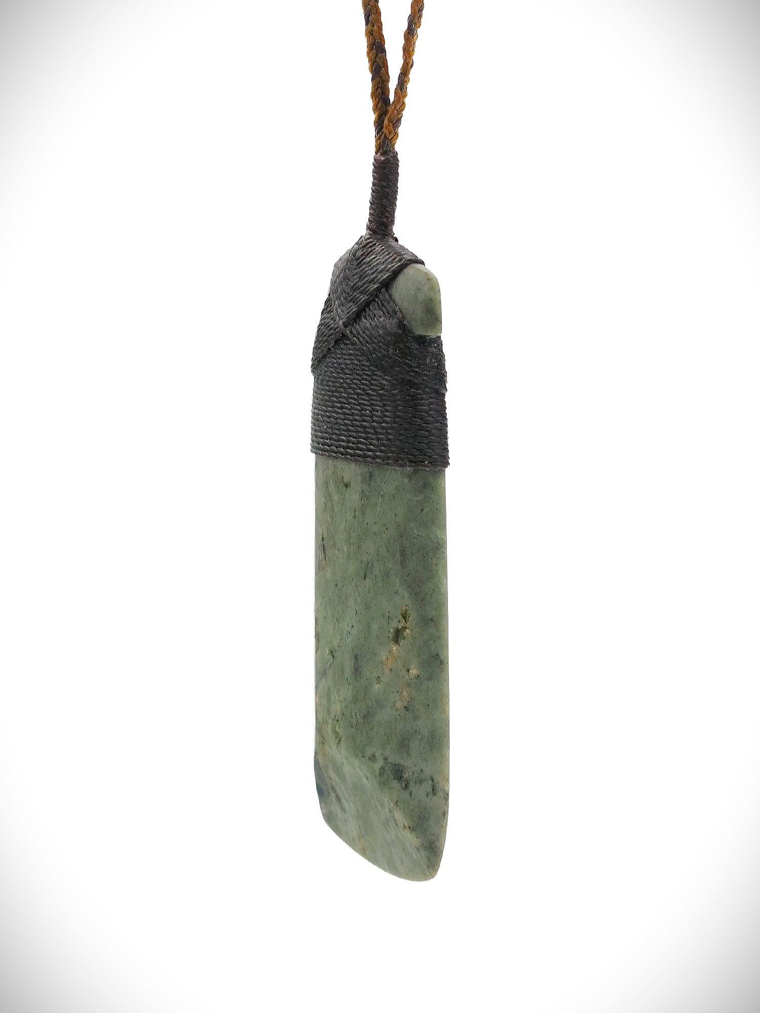 Moko Pounamu Toki NZ Genuine Serpentinite Greenstone - Rukuwai