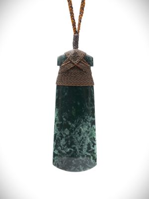 Moko Pounamu Toki NZ Genuine Tangiwai Greenstone - Takahiwai