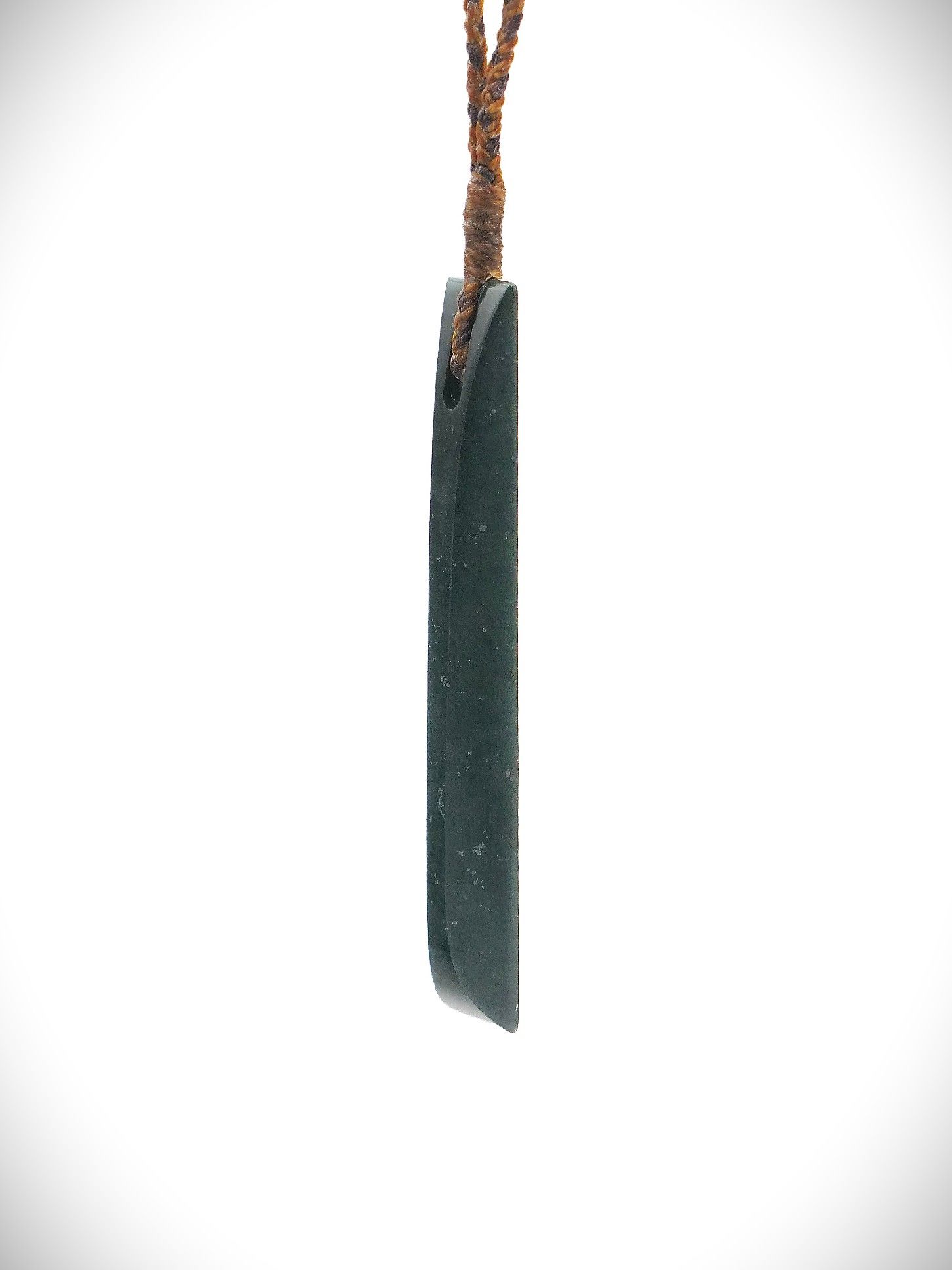 Moko Pounamu Toki NZ Genuine Tangiwai Greenstone - Tamaterau