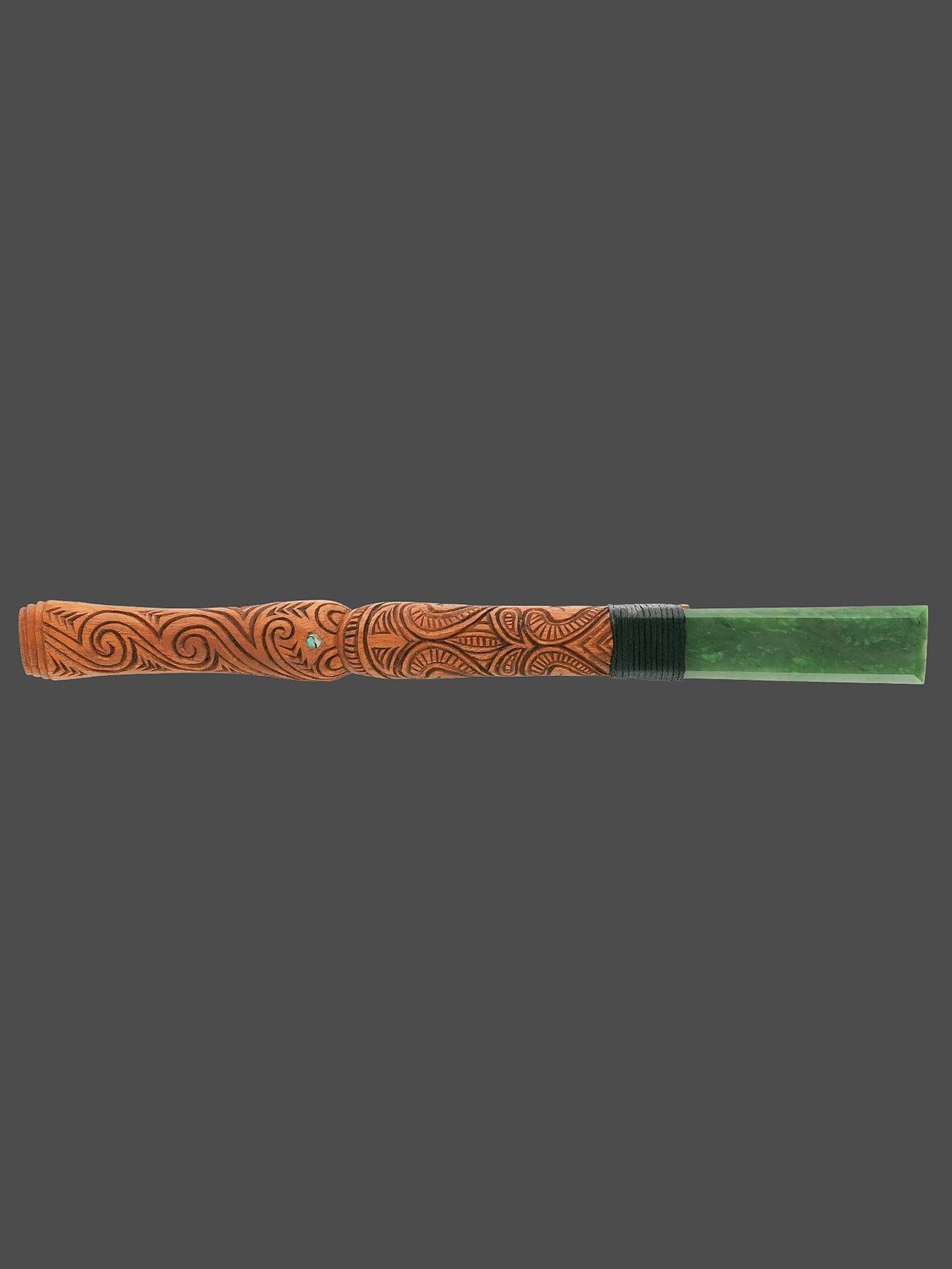 Moko Pounamu Whao Toki NZ Genuine Hapopo Greenstone - Hukerenui Moko Pounamu Whao Toki NZ Genuine Hapopo Greenstone - Hukerenui