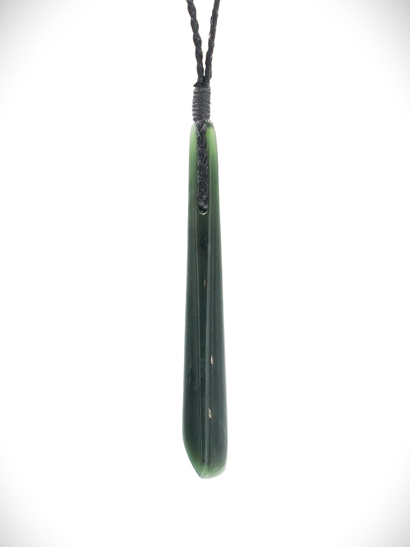 Moko Pounamu Toki NZ Genuine Kawakawa Greenstone - Purua