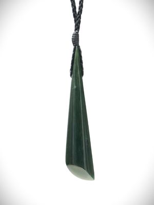 Moko Pounamu Toki NZ Genuine Kawakawa Greenstone - Purua Moko Pounamu Toki NZ Genuine Kawakawa Greenstone - Purua