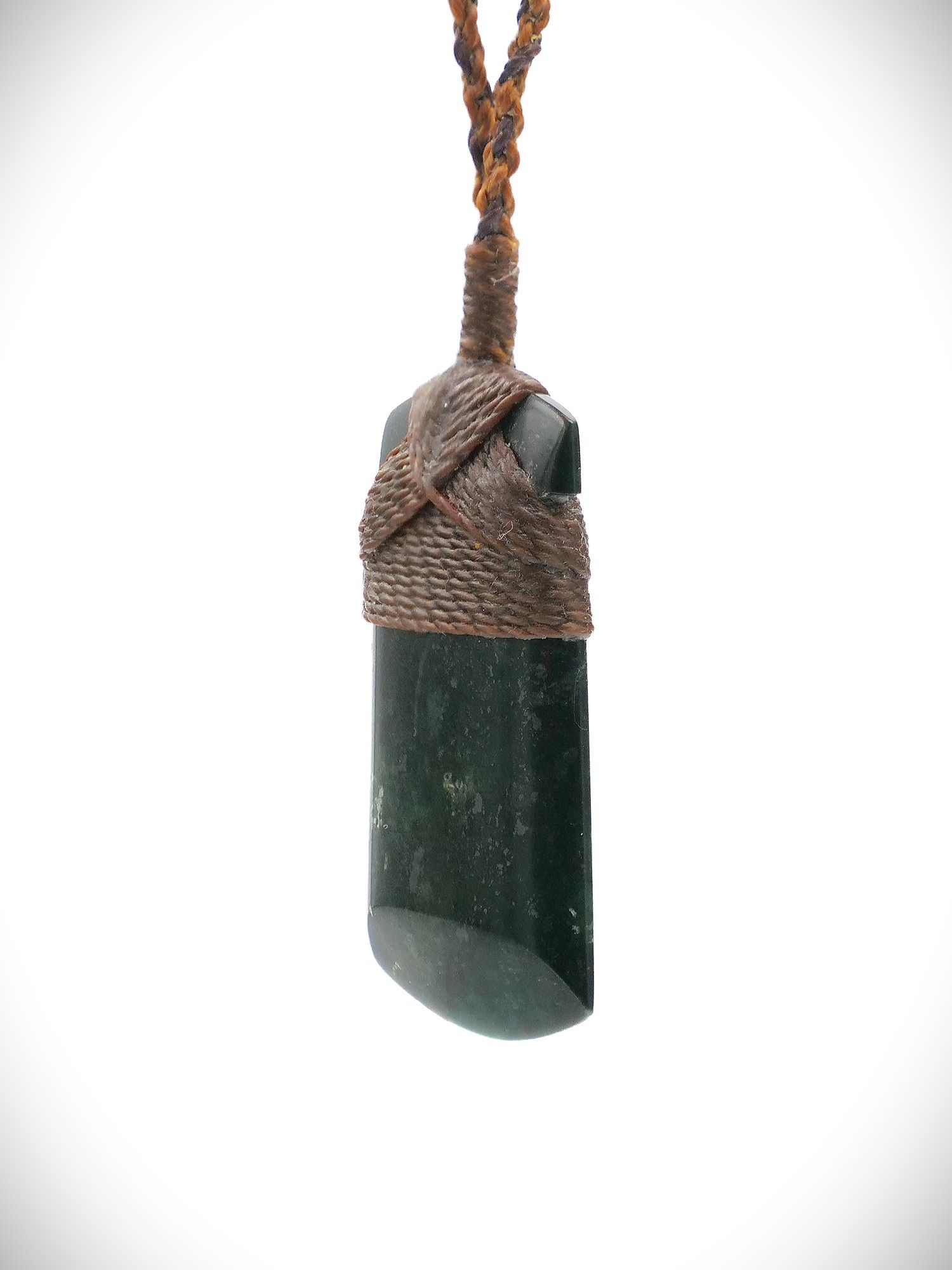 Moko Pounamu Toki NZ Genuine Tangiwai Greenstone - Taranaki