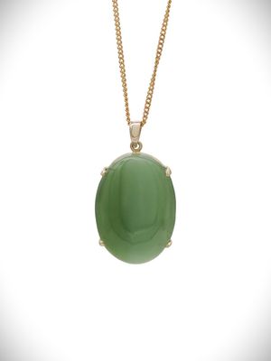 Moko Pounamu Cats Eye Siberian Nephrite jade 14ct Gold Pendant 19604 Moko Pounamu Cats Eye Siberian Nephrite jade 14ct Gold Pendant 19604