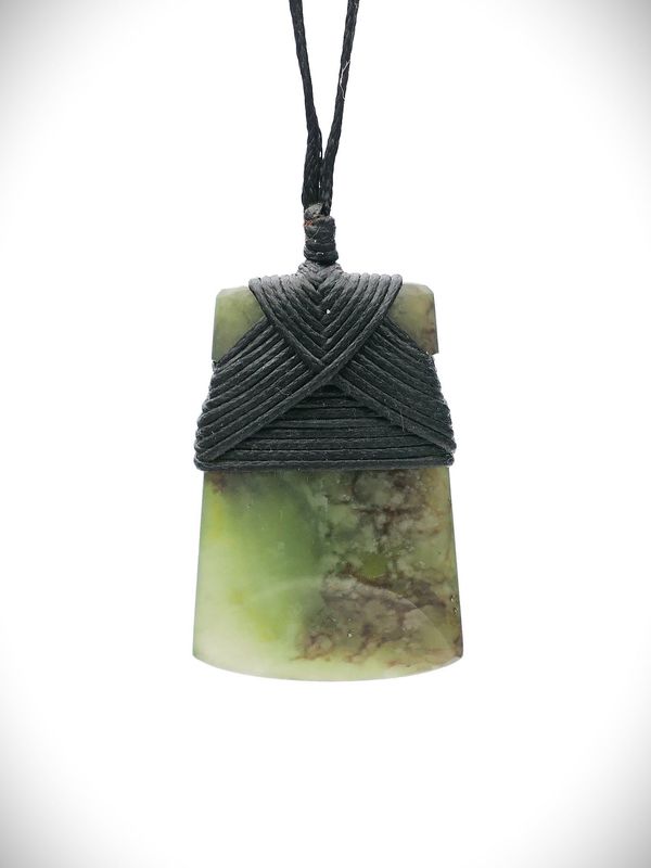 Moko Pounamu Toki NZ Genuine Hapopo Greenstone - Parakai Moko Pounamu Toki NZ Genuine Hapopo Greenstone - Parakai