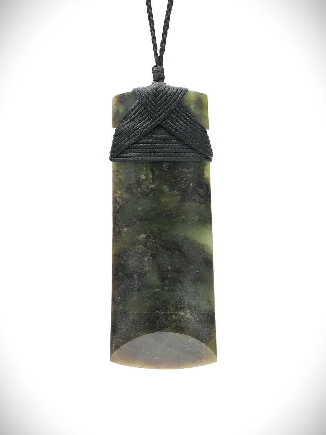 Moko Pounamu Toki NZ Genuine Hapopo Greenstone - Korimako